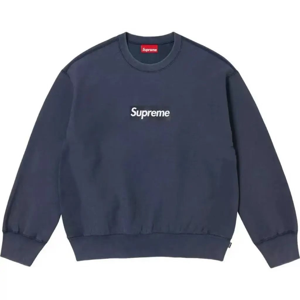 Supreme Leopard Box Hoodie — E587#Royal blue colorway — USFans Spreadsheet photo