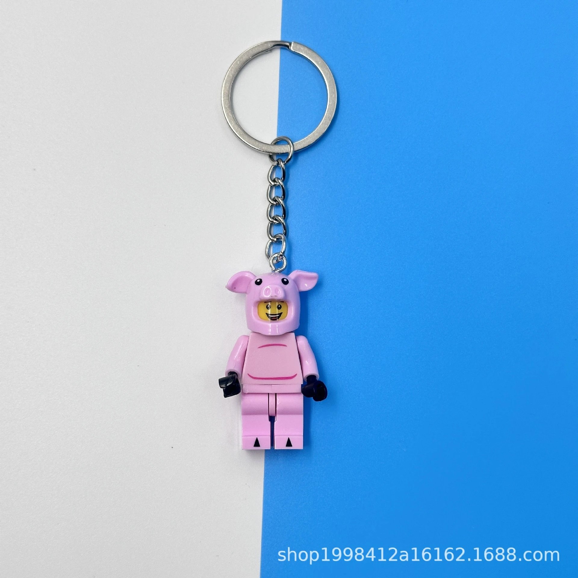 Lego Keychain Pendants — Pink pig keychain colorway — USFans Spreadsheet photo