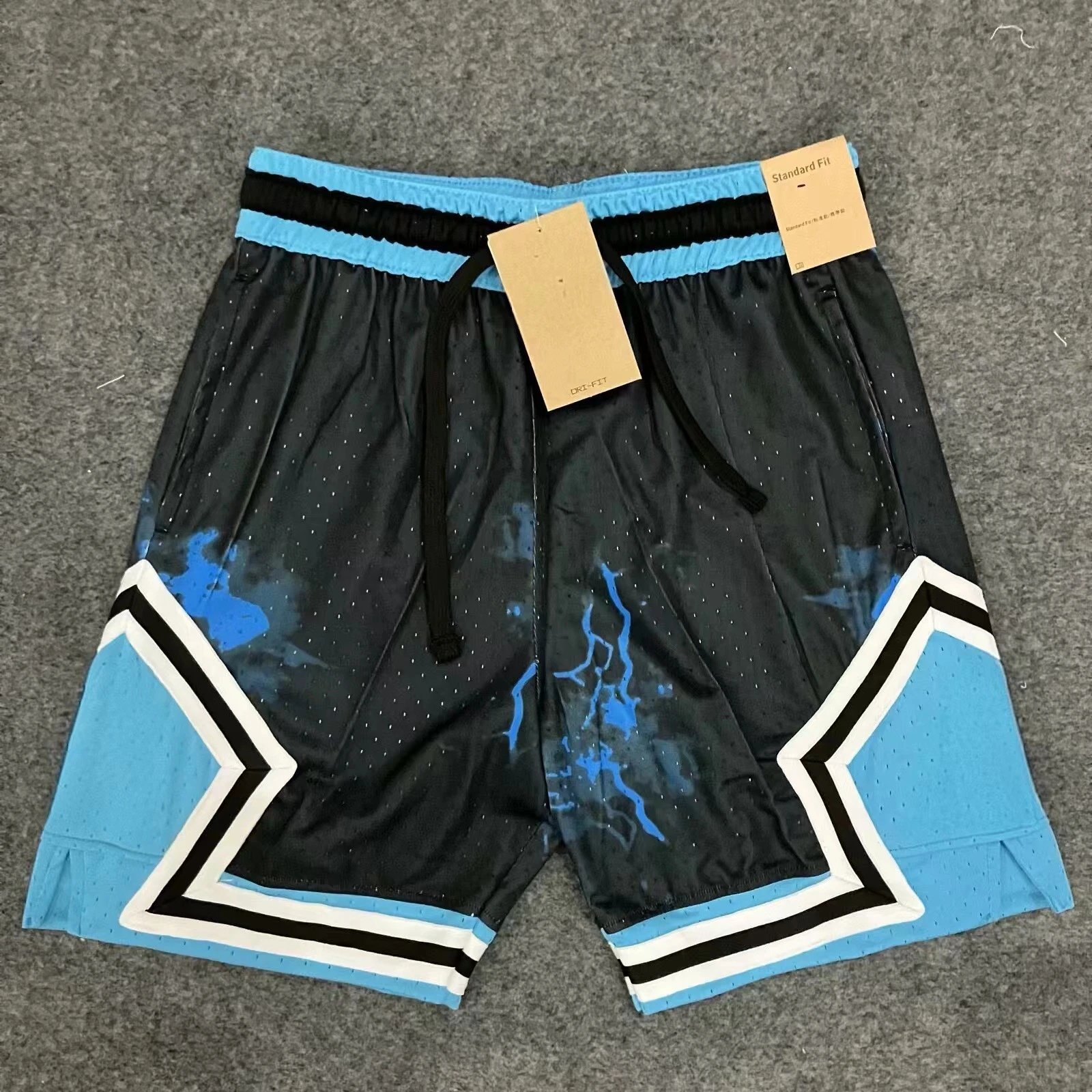 Jordan Shorts (Snake-Skin) — NO35 Black and Blue colorway — USFans Spreadsheet photo