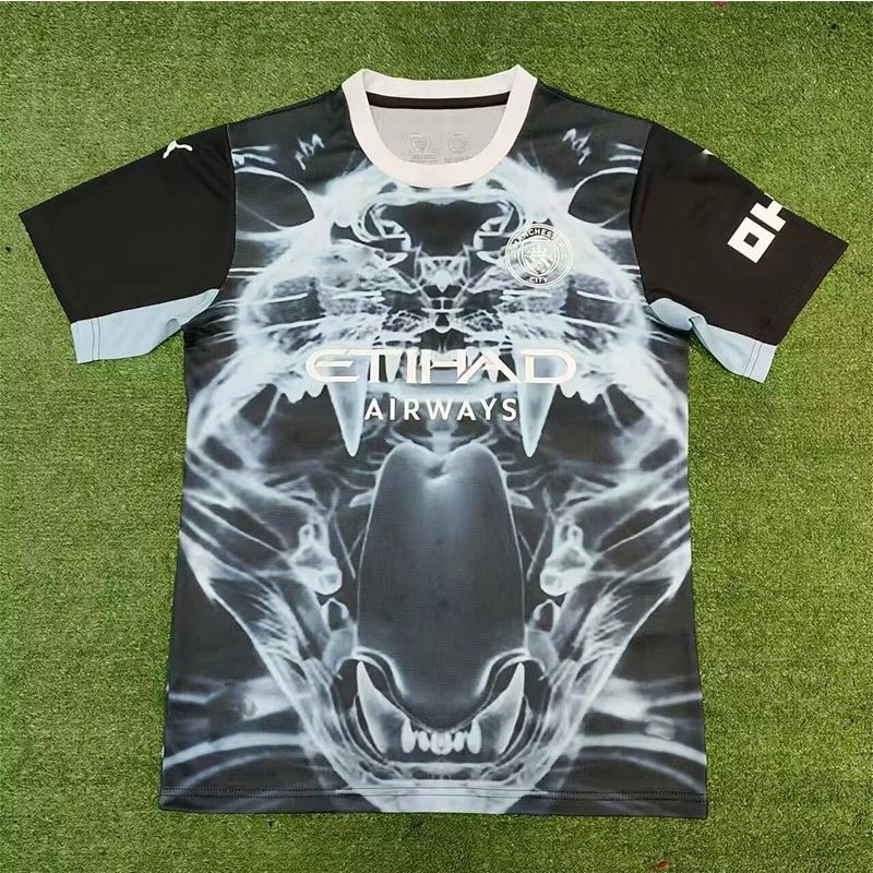 Legia Warszawa 24/25 Home Jersey — Manchester City black-and-blue concept version colorway — USFans Spreadsheet photo