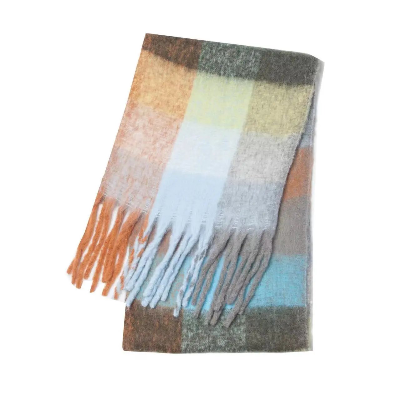 Acne Studios Scarf — Gray-blue brown colorway — USFans Spreadsheet photo