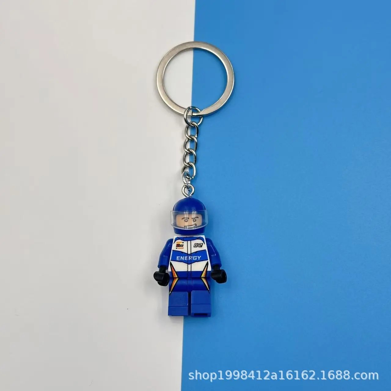 Lego Keychain Pendants — Racing driver L 3 colorway — USFans Spreadsheet photo