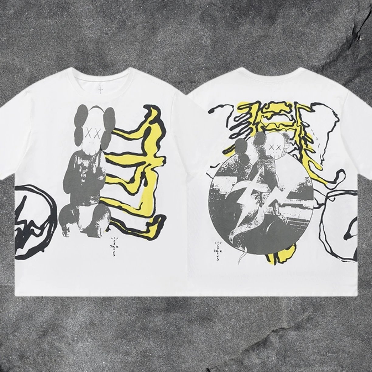 Travis Scott Utopia T-Shirt — White TS07 colorway — USFans Spreadsheet photo