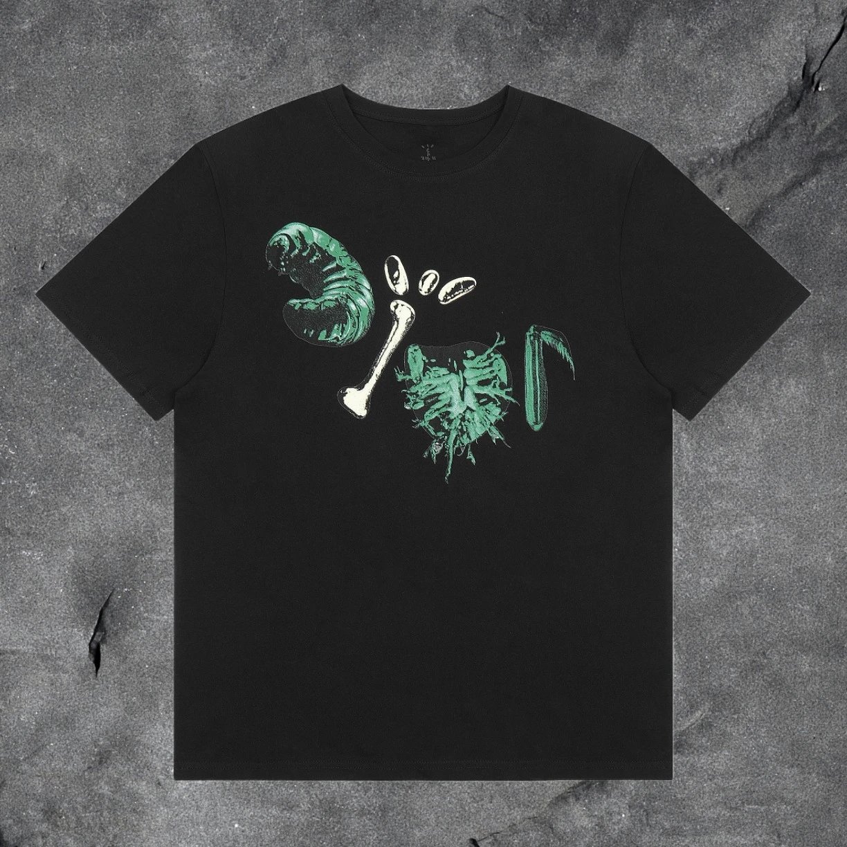 Travis Scott Utopia T-Shirt — Black 3162 colorway — USFans Spreadsheet photo