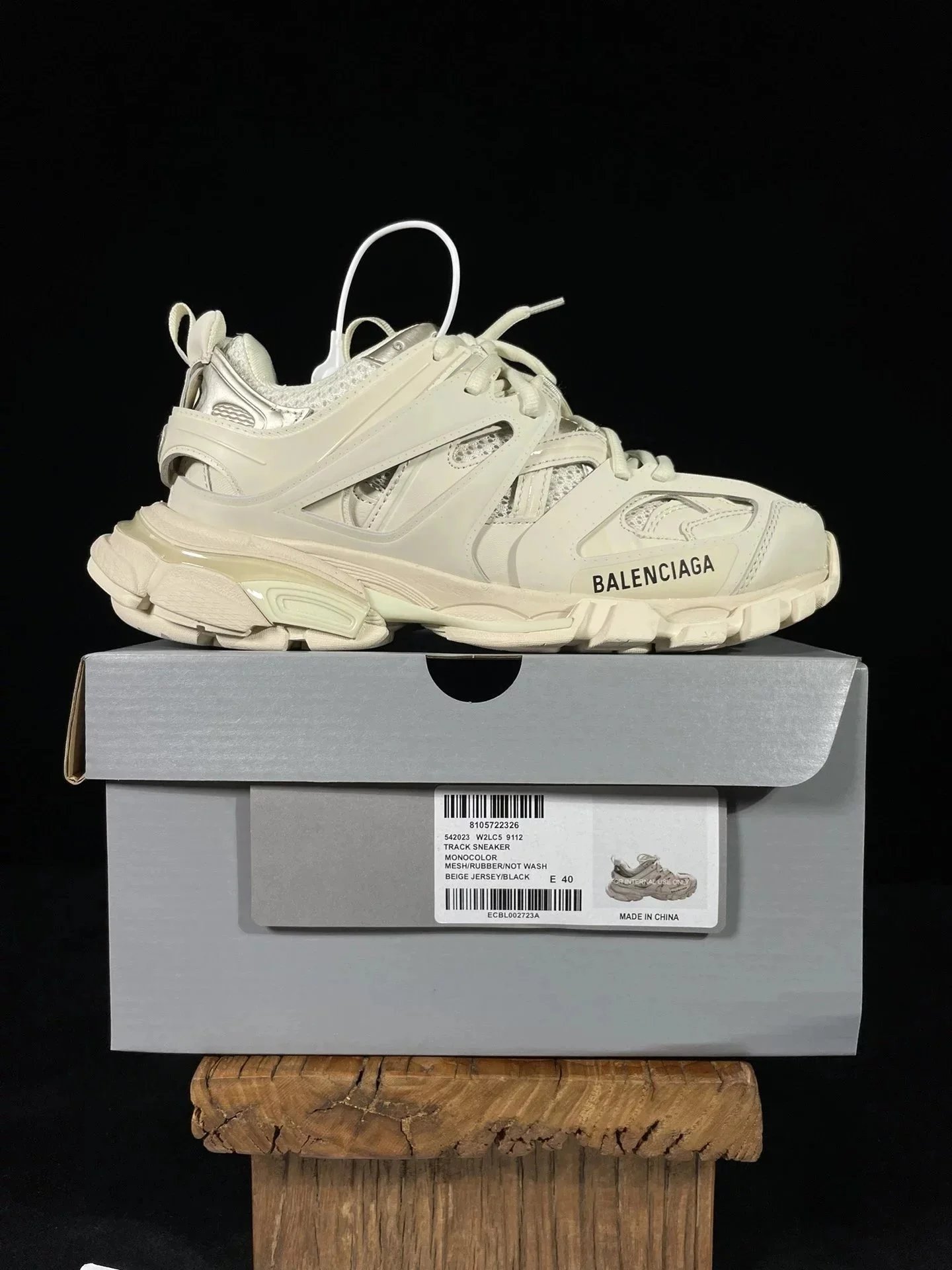 Balenciaga Track Sneakers — Three generations of rice camel 59112 colorway — USFans Spreadsheet photo