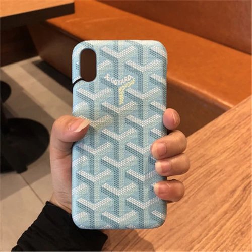Goyard Phone Case — Sky blue colorway — USFans Spreadsheet photo