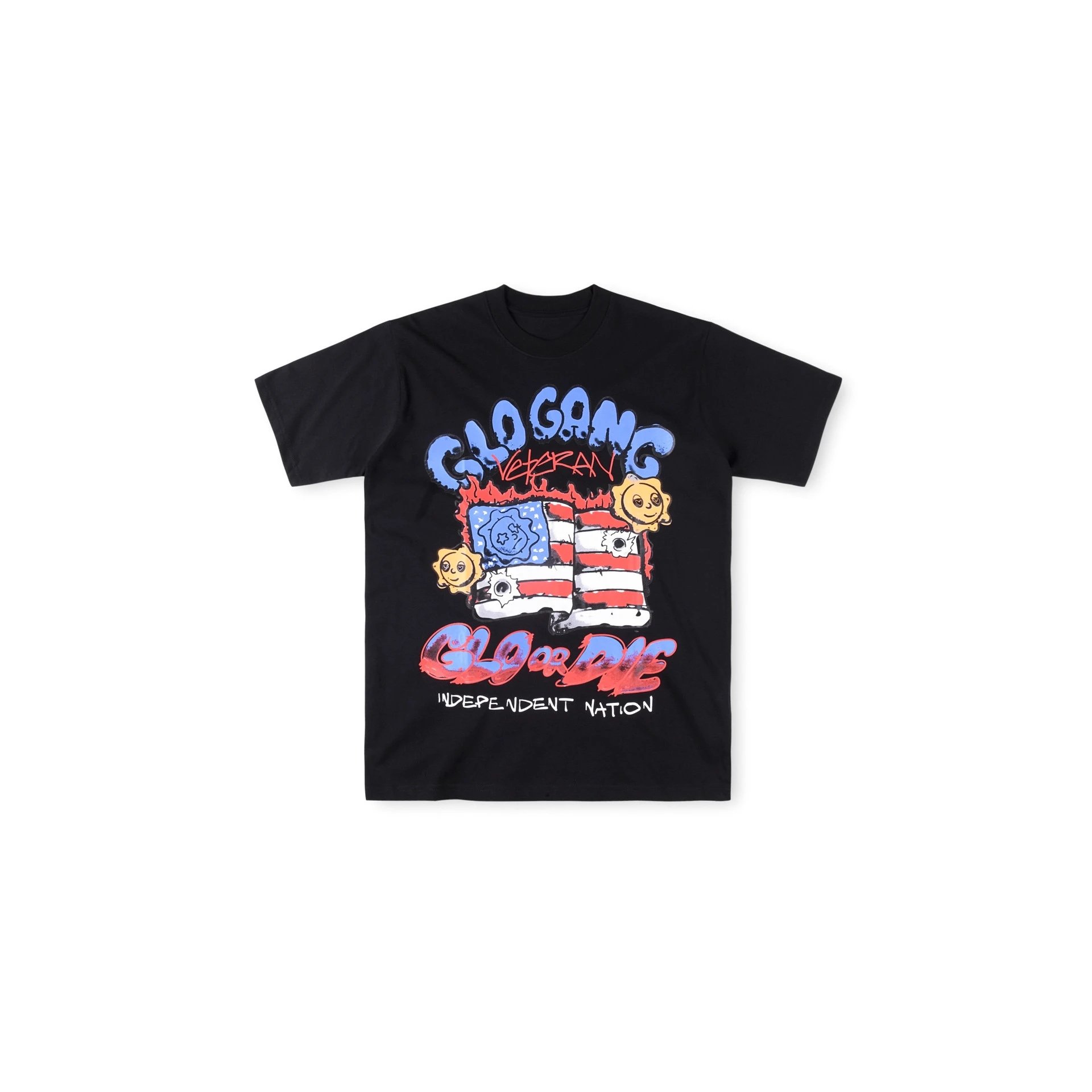 25FW嘻哈街头ZipHoodieGlo卡通印花男女迷彩拉链卫衣 5