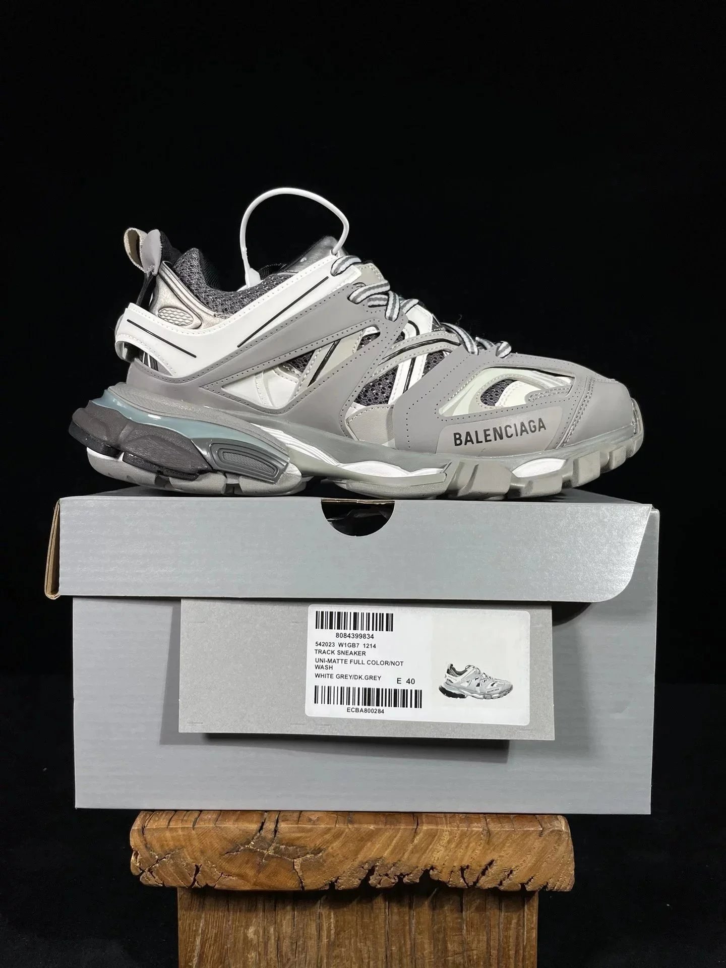 Balenciaga Track Sneakers — Third Generation Dark Gray White 71214 colorway — USFans Spreadsheet photo