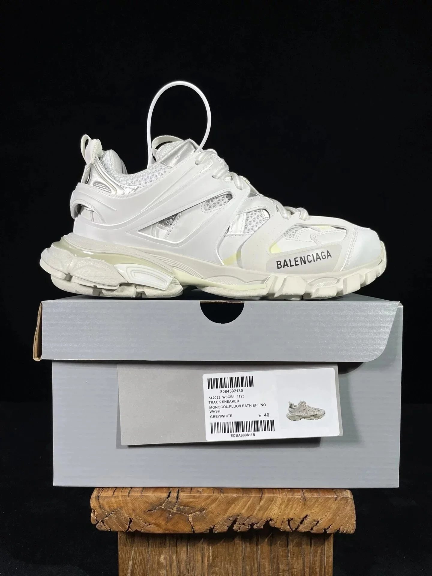 Balenciaga Track Sneakers — Three generations of gray 11123 colorway — USFans Spreadsheet photo