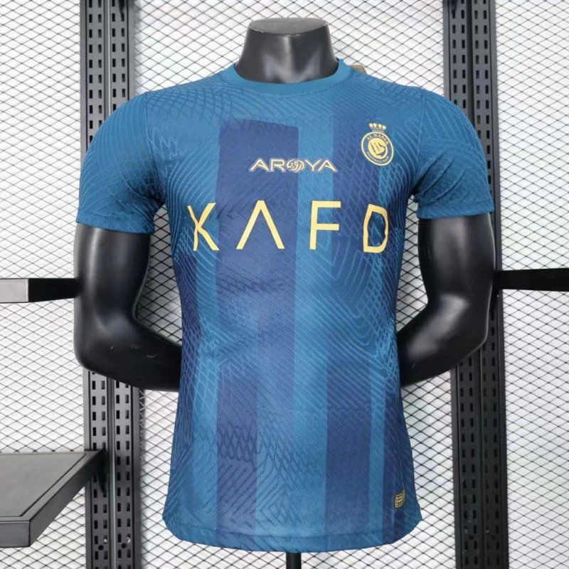 Al-Nassr CR7 Signature Jersey — players version Riyadh victory away colorway — USFans Spreadsheet photo