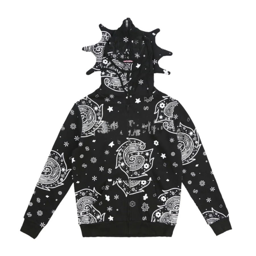 Glo Full Zip-Up Hoodie — LL 5 Polyester printing is not pure cotton colorway — USFans Spreadsheet photo