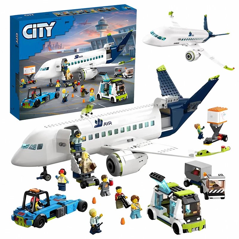 City High-Speed Passenger Train — 61006-Passenger aircraft-approx.1.8 KG colorway — USFans Spreadsheet photo