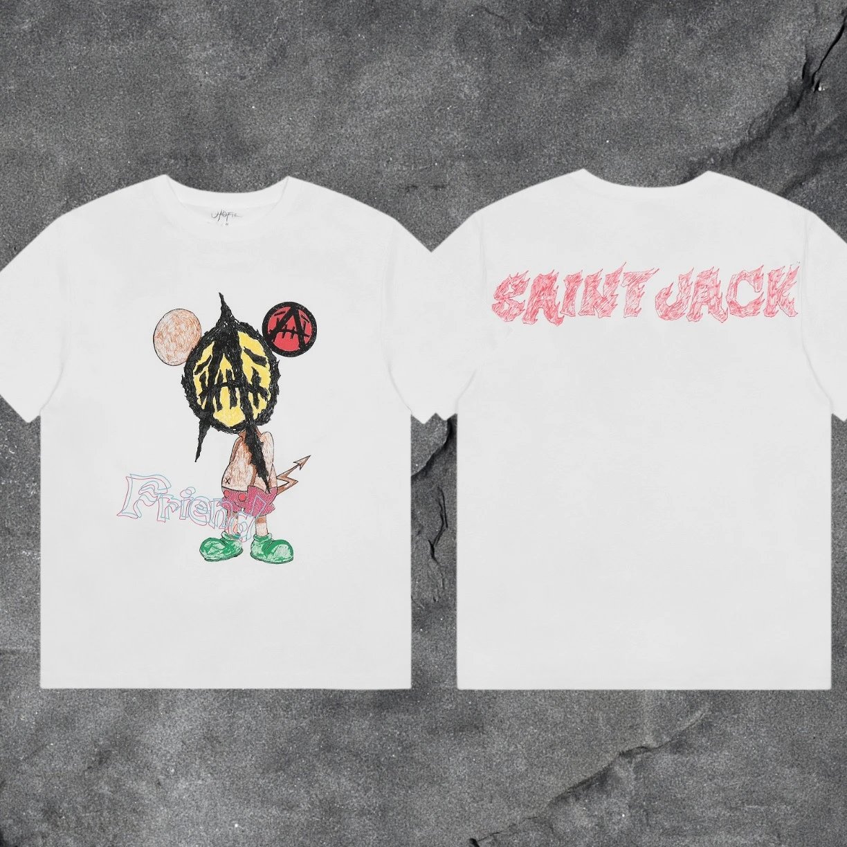 Travis Scott Utopia T-Shirt — White 3208 colorway — USFans Spreadsheet photo