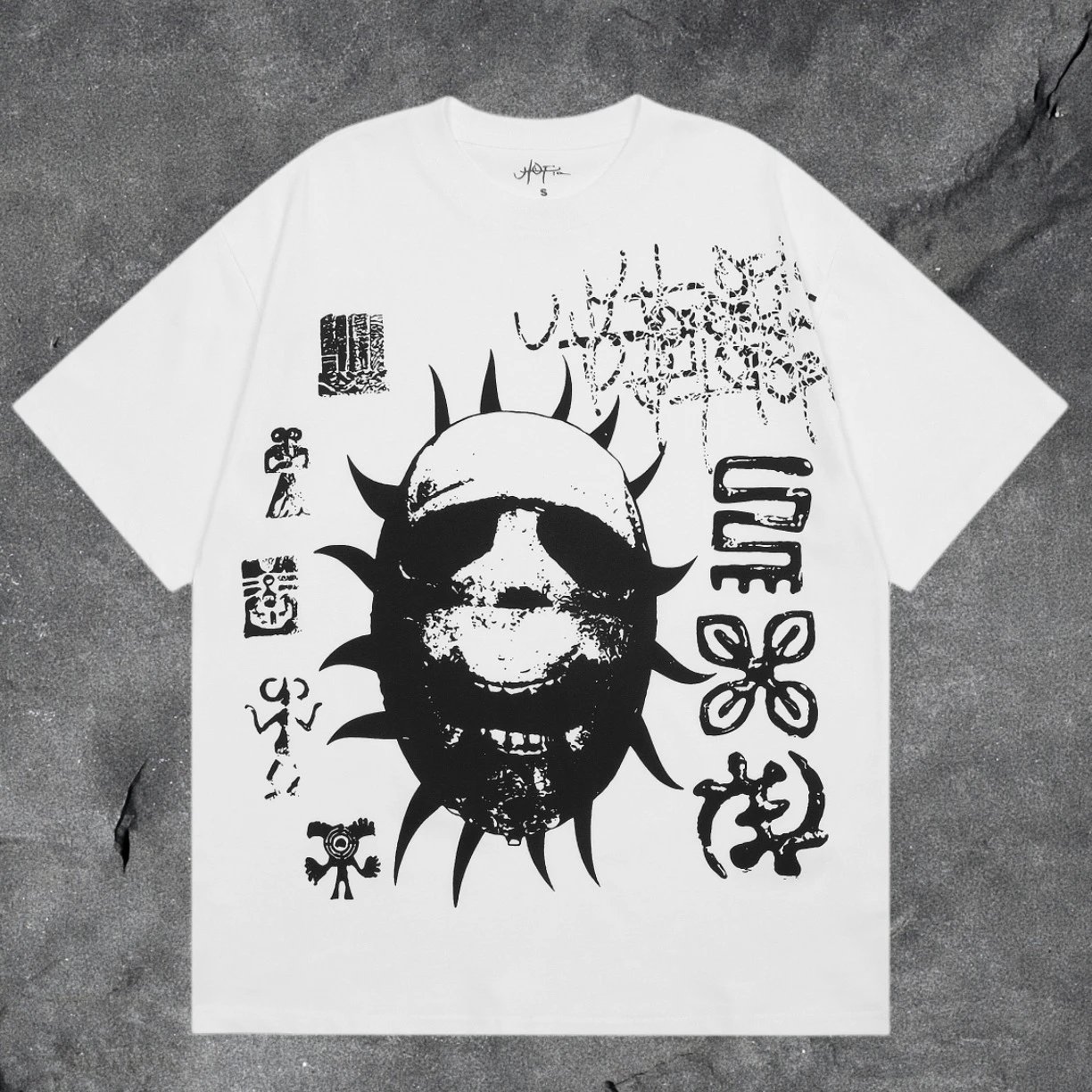 Travis Scott Utopia T-Shirt — White T119 colorway — USFans Spreadsheet photo