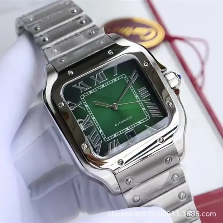Cheap Cartier Santos 41mm — Green surface colorway — USFans Spreadsheet photo