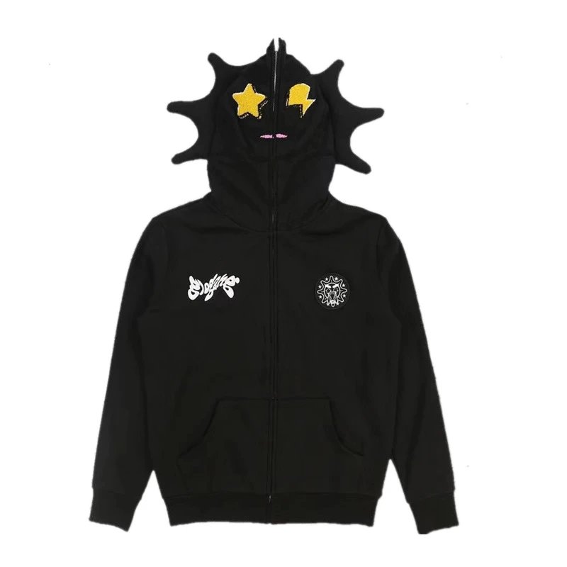 Glo Full Zip-Up Hoodie — LL 2 Polyester printing is not pure cotton colorway — USFans Spreadsheet photo