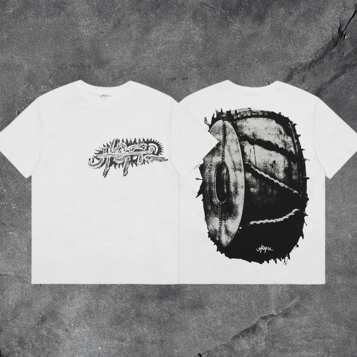 Travis Scott Utopia T-Shirt — White T121 colorway — USFans Spreadsheet photo