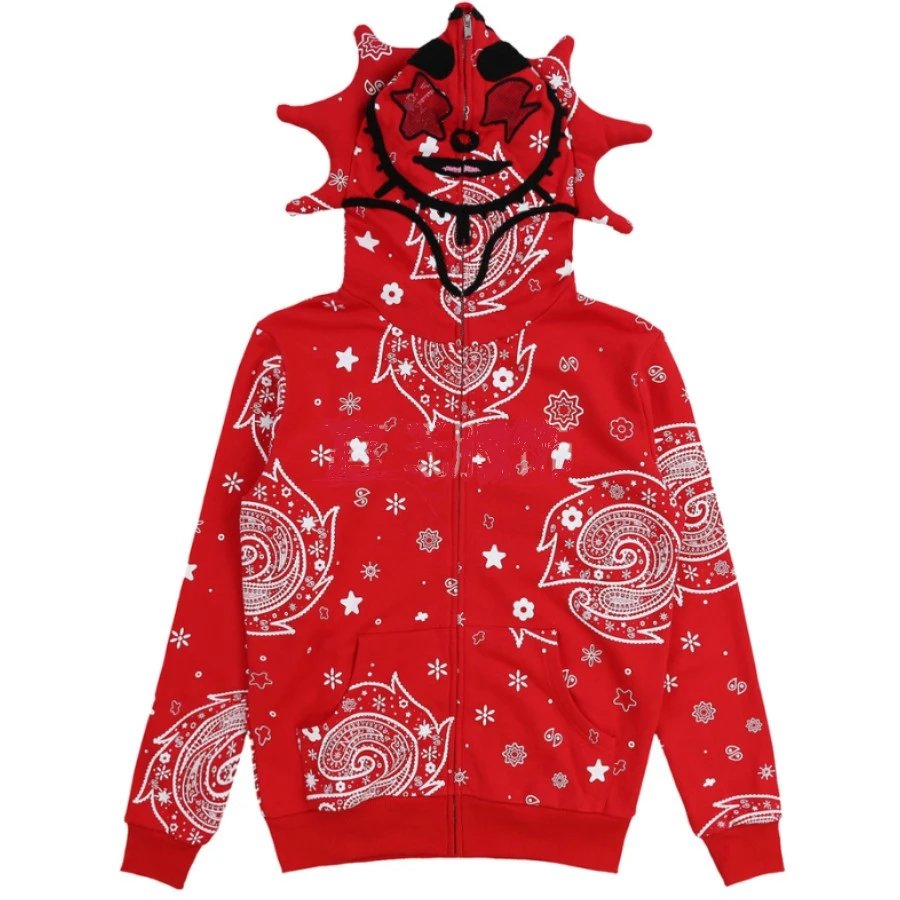 Glo Full Zip-Up Hoodie — LL 1 Polyester printing is not pure cotton colorway — USFans Spreadsheet photo