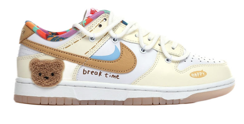 Gucci x Nike Air Jordan 1 Low 'Green' Sneakers - 25