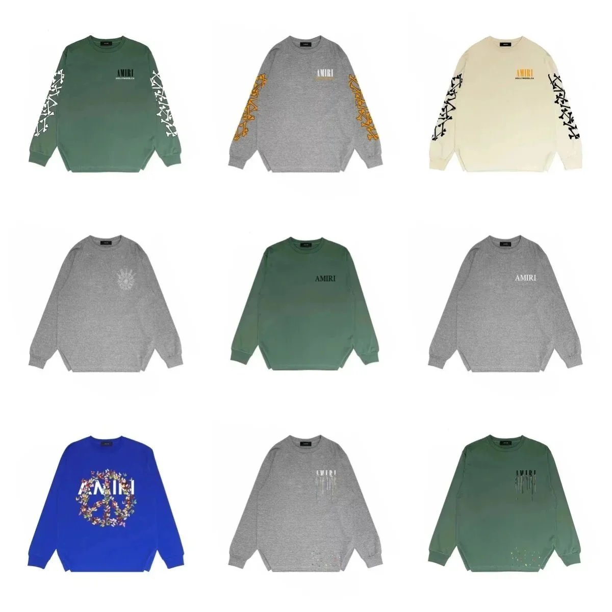 AMIRI Casual Crewneck Sweatshirt — SWEATSHIRT-2193