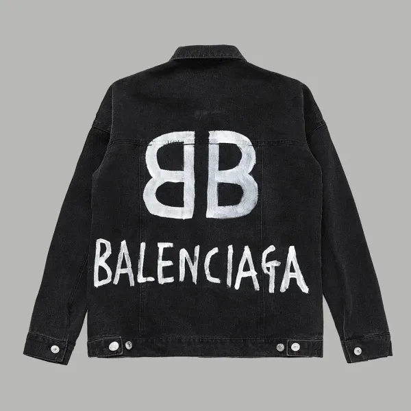 Balenciaga Hooded Windbreaker Jacket in Yellow - 25