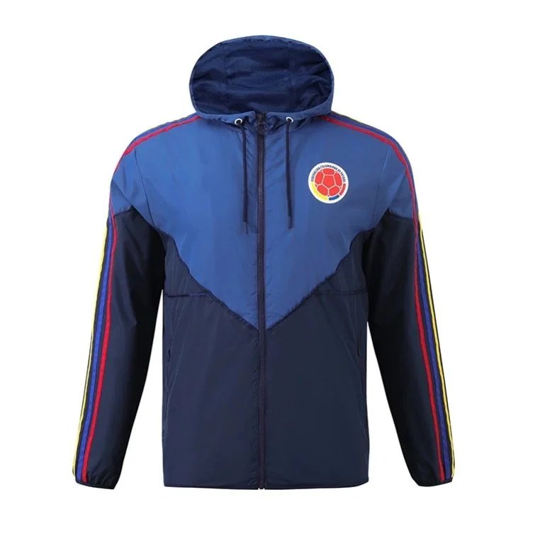 Adidas Windbreaker Blue Red White Windbreaker - 36