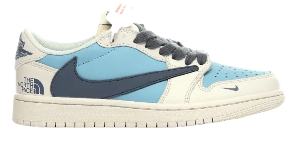Nike x The North Face Air Jordan 1 Low 'Blue' Sneakers - 1