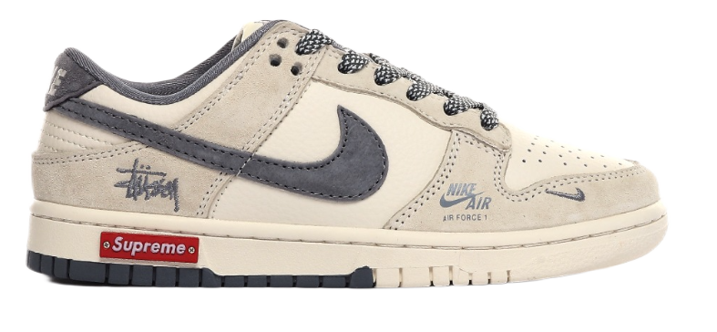 Gucci x Nike Air Jordan 1 Low 'Green' Sneakers - 30