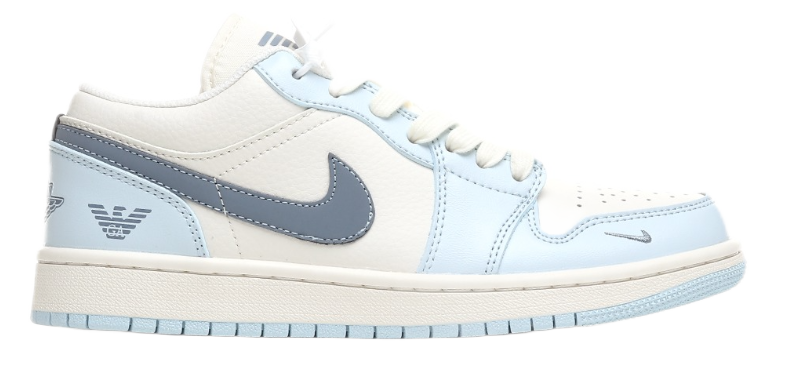 Gucci x Nike Air Jordan 1 Low 'Green' Sneakers - 31