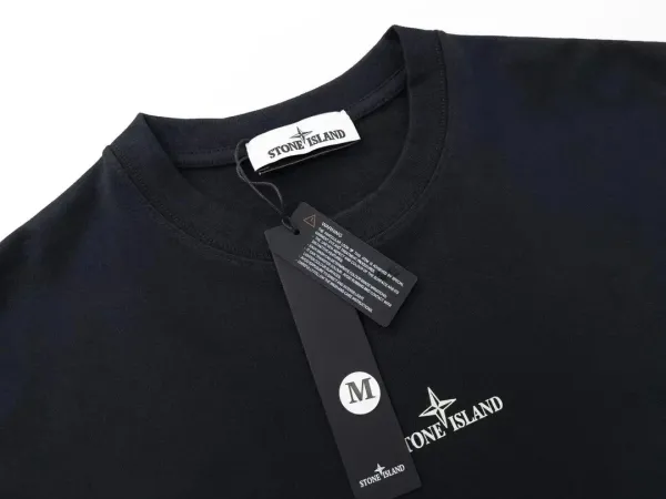 Stone Island Compass Logo T-Shirt Collection Black and White - 4