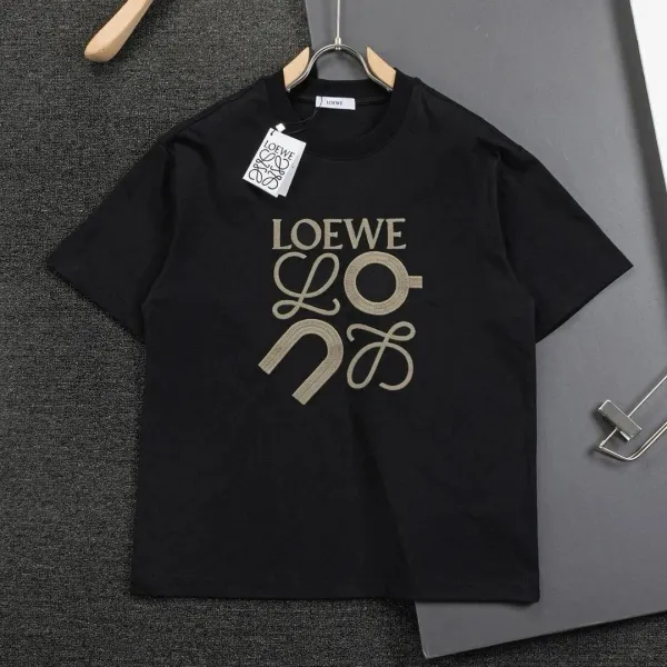 Loewe Anagram Logo Black T-Shirt - 1