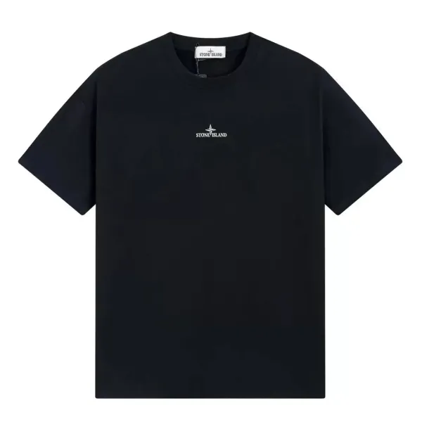 Stone Island Compass Logo T-Shirt Collection Black and White - 11