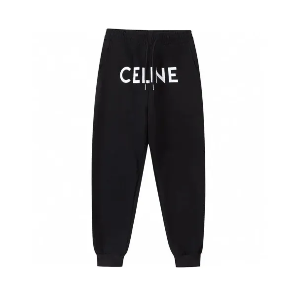 Celine Logo Print Purple Hoodie and Sweatpants Set - 6