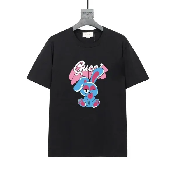 Gucci Bunny Print Black T-Shirt - 1