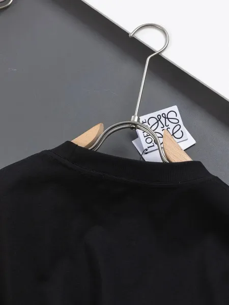 Loewe Embroidered Logo White T-Shirt - 9