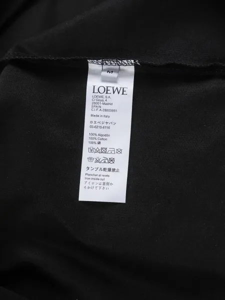 Loewe Embroidered Logo White T-Shirt - 12