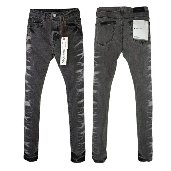 Have LOGO Tie-Dye Washed Slim Fit Jeans - 1
