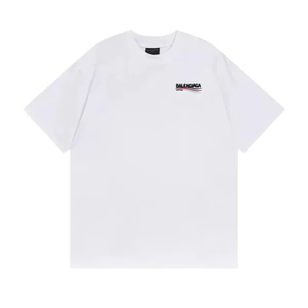 Many Kisses Graphic Print Oversized T-Shirt White - 12