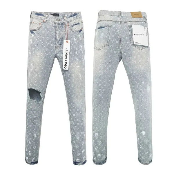 Have LOGO Monogram Washed Denim Jeans - 1