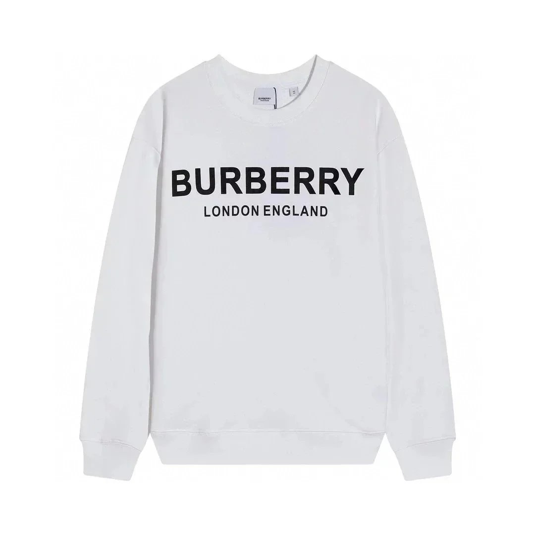 Burberry London England Logo Crewneck Sweatshirt White