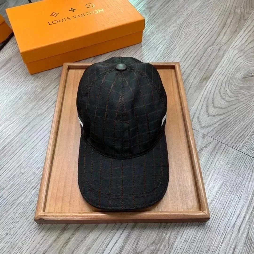 Louis Vuitton Monogram Denim Baseball Cap Navy - 15