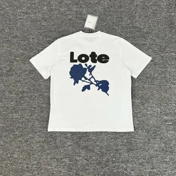 Lotto Lote Rose Graphic Print White T-Shirt T-Shirts - 1
