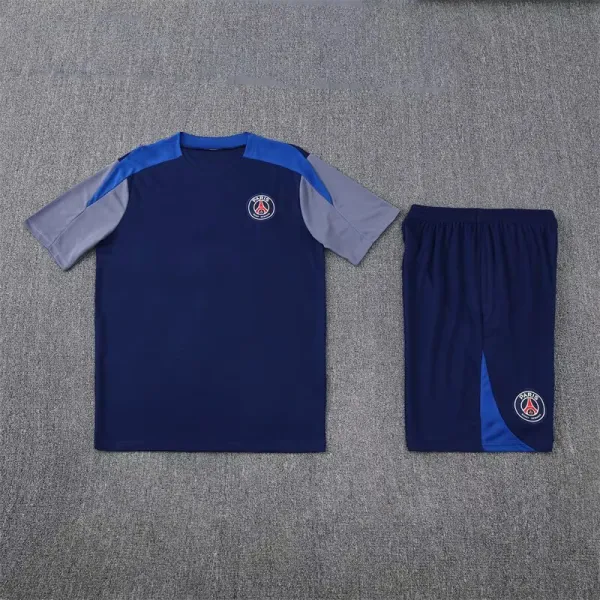 Paris Saint-Germain Training Set Navy Blue and Gray Activewear - 1