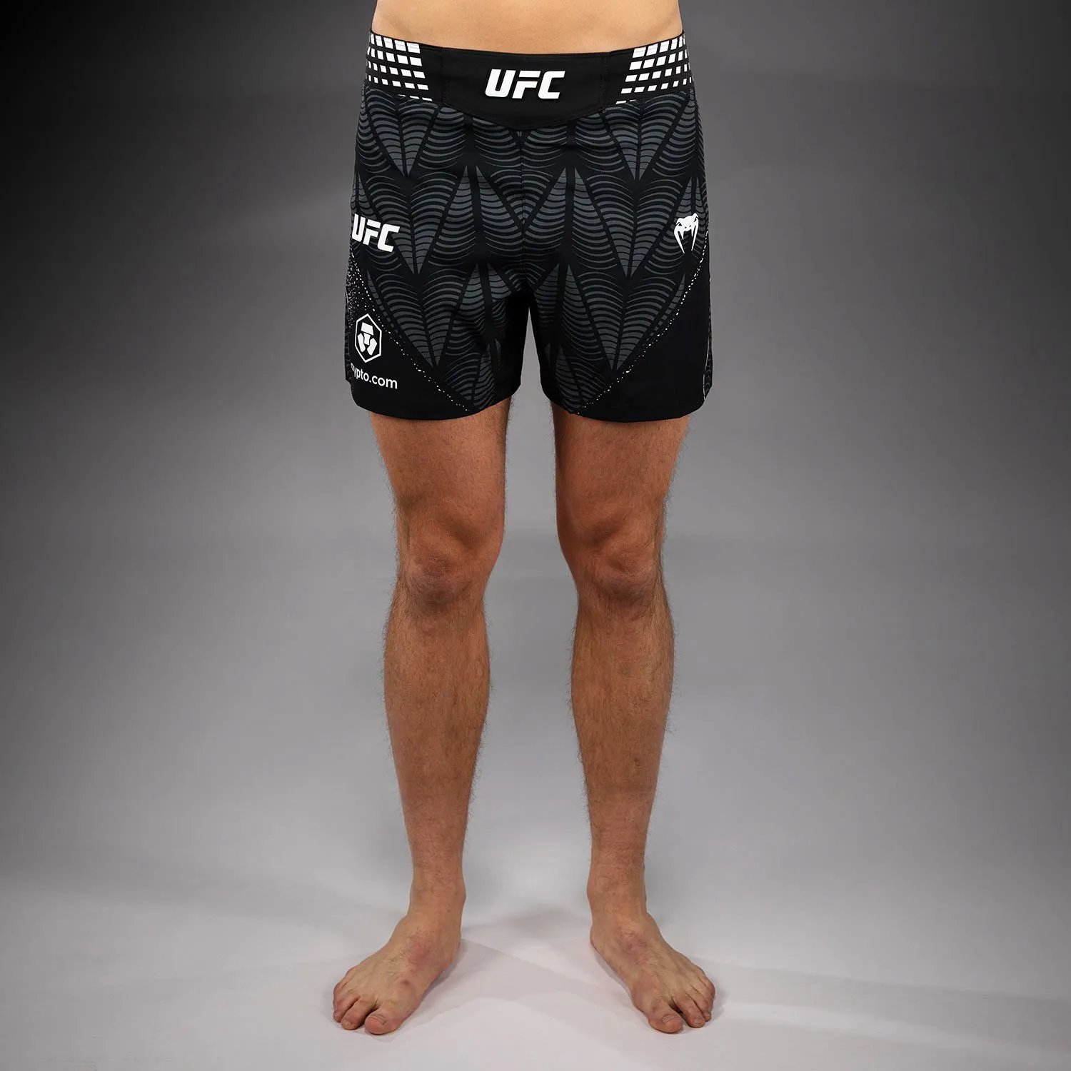 Venum T-Shirts Short-Sleeve UFC Fight Shirt — 8-Black and white martial arts shorts