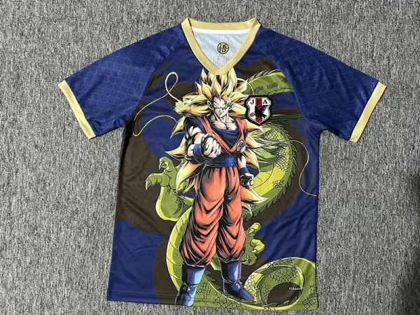 Design Dragon Ball Super Goku Jersey Blue Multicolor - 1