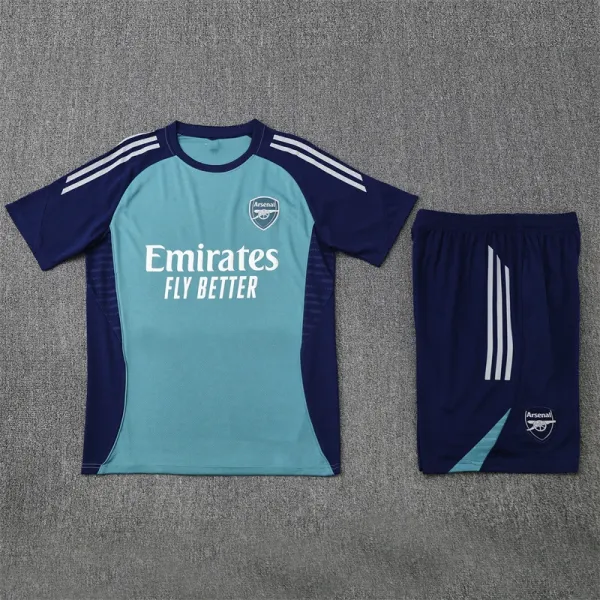 Arsenal Training Kit Teal and Navy Activewear Set - 1