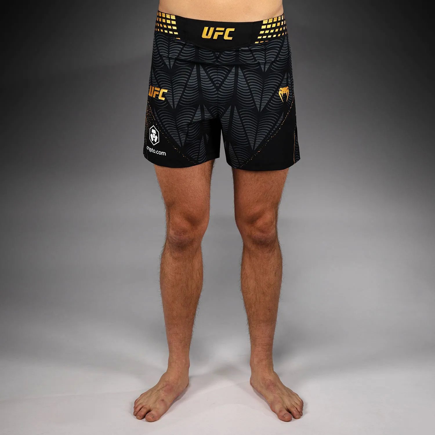 Venum T-Shirts Short-Sleeve UFC Fight Shirt — 7-Black/Gold MMA Shorts