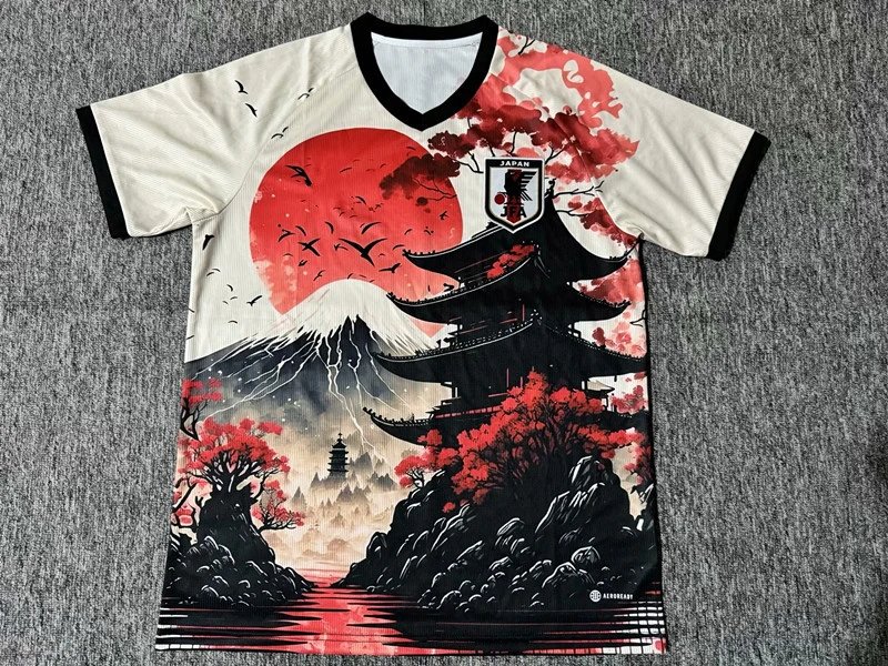Japan Football Association x Custom Design Rising Sun Temple Jersey