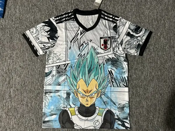 Design Dragon Ball Super Vegeta Manga Print Jersey T-Shirt Jersey - 1