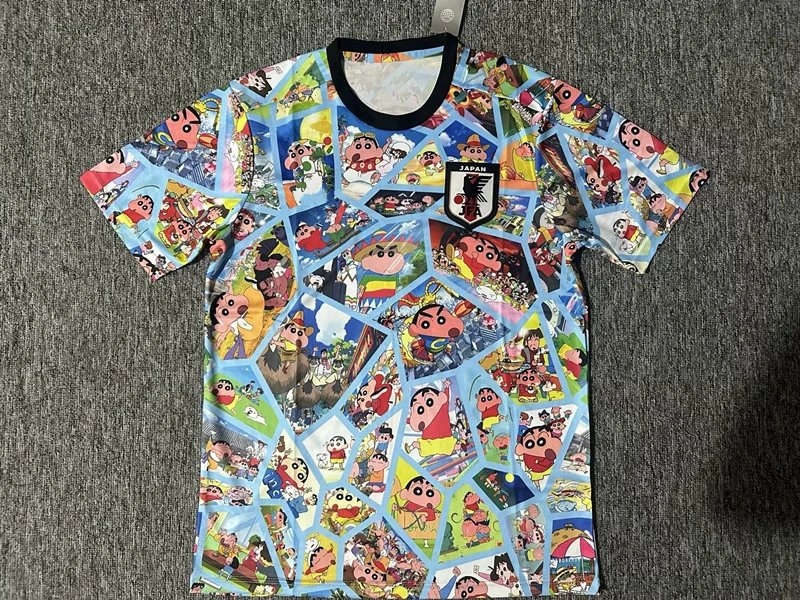 Japan Football Association x Crayon Shin-chan Collab Jersey Multicolor T-Shirt